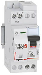 Legrand DX3 Stop Arc Íveszárlat érzékelő kismegszakító C20 6000A alsó betáp BIC - 415932 (415932)