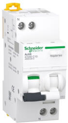 Schneider Electric Acti9 iCV40 -A9DE2610- áramvédős kismegszakító, AC osztály, 1P+N, C, 10A, 4.5kA, 30mA (A9DE2610)