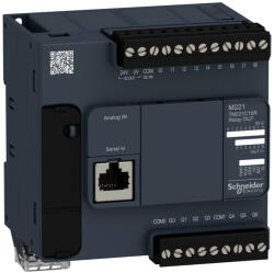 Schneider Electric Modicon M221 - TM221C16R - gépvezérlő PLC, 16 I/O, relé kimenet, RS232/RS485, 100. . . 230 VAC (TM221C16R)