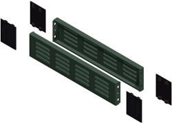Schneider Electric Spacial SM - NSYSPV6100 - 2 szellőztető lábazati oldalpanel (600*100) (NSYSPV6100)
