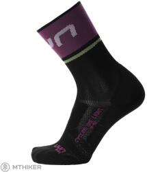 UYN CYCLING ONE LIGHT női zokni, fekete/lila (EU 39 - 40)