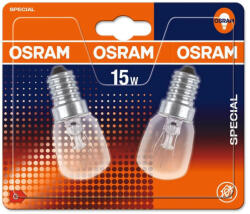 OSRAM SPC. T26/57 Átlátszó sütőizzó, E14, 15 W, 300°C, 2 db