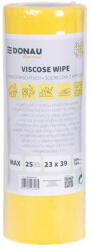 DONAU Törlőkendő, univerzális, 25 db, 23x39cm, DONAU Home, sárga (D2203515606)