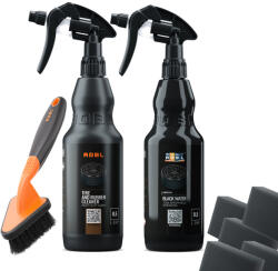 ADBL Tire and Rubber Cleaner & Black Water (500ml) - Gumitisztító és gumiápoló csomag