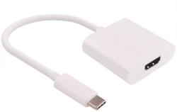 PremiumCord USB 2.0 Type C HDMI Átalakító Fehér 20cm ku31hdmi01 (ku31hdmi01)