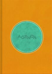 Dayliner Naptár, tervező, A5, napi, DAYLINER Central , sárga-türkiz (NCEA5STU) - papirdepo