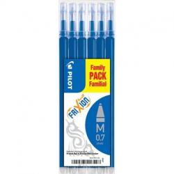 Pilot Rezerva roller, 0.7 mm, culoare albastru, 6 buc/set, Pilot Frixion PBLS-FR7L-S6 (PBLS-FR7L-S6)
