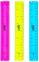 Deli Rigla fexibila Deli DLE6208, 20 cm, Culori asortate (DLE6208)