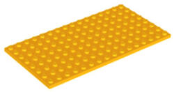 LEGO® Alkatrészek (Pick a Brick) Világos narancssárga 8X16 Lapos Elem 6393944 (6393944)
