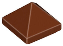 LEGO® Alkatrészek (Pick a Brick) Vöröses barna 45 fokos 1x2/3 piramis 6256734 (6256734)