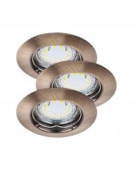 Rábalux Led süllyesztett spotlámpa Lite 3x3W 720lm 3000K IP40 3 darabos szett (1048)