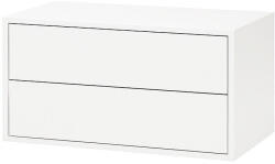 Leziter Boxie - 2 Fiókos Fali Szekrény - 40x80x37 cm, Fehér