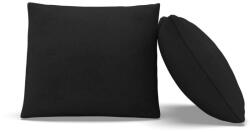 Greensite Dekoratív Párna, 2 db, Hab Töltet, Szövet Anyag, Fekete