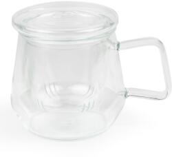 Bredemeijer Üveg bögre LIVORNO 350 ml, átlátszó, üveg, Bredemeijer (BRED165040)