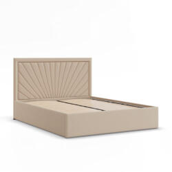 GreenSite Vasto Kétszemélyes Ágykeret (Matrac Nélkül), Szövet, 140 x 200, Bézs