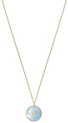 Fossil Colier Fossil zodia pesti cu lapis lazuli si cubic zirconia JF04848710