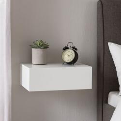 Juskys Függő éjjeliasztal 2 db praktikus szett 46x30x15 fehér (51471)