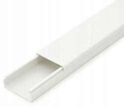 CanaLUX Kábelrendező Léc Kábelcsatorna Vályú Pvc Fedél 40x16 2m (CNL-C-40016)