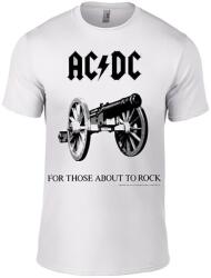 AC/DC For Those About To Rock White 2XL Ing (ACTS05004WXXL)