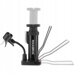 ROCKBROS Kerékpár pumpa nyomásmérővel, Rockbros, labdapumpáló tű, 7 bar (42610002001)