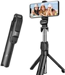  Mobilly XT02 tripod távirányítóval, 360°-ban forgatható fejjel, fekete (TBD0571991801)