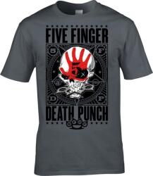 Five Finger Death Punch Ing Obey Unisex Grey M (FV004TSM)