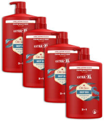 Old Spice Deep Sea 3 az 1-ben Tusfürdő és Sampon (4x1000 ml)