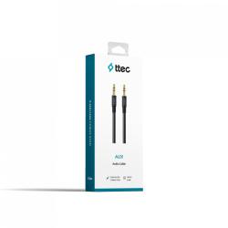Ttec Кабел ttec 3.5mm, Sterio Aux, Cable, 1m