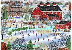 Alipson Puzzle 50135 - Duck Pond in Winter - 500 db-os puzzle (50135)