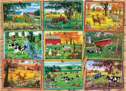 Cobble Hill 40014 - Postcards from the Farm - 1000 db-os puzzle (40014)