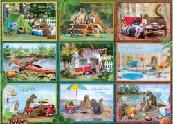 Cobble Hill 40256 - Squirrels on Vacation - 1000 db-os puzzle (40256)