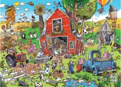 Cobble Hill 47018 - Farmyard Folly - 350 db-os puzzle (47018)