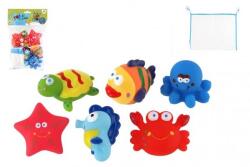 Teddies Baia animale cauciuc 6 buc cu plasa (00850434)