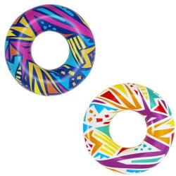 Bestway Cerc gonflabil Forme geometrice, diametru 1, 07m - amestec de 2 culori (albastru, galben) (102436228)
