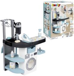 Smoby Spălătorie Smoby 3 în 1 cu fier de călcat și aspirator cu băț Rowenta (330320)