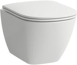 Laufen LUA WC fali, Advanced, kompakt, mélyöblítésű, perem nélküli, Matt Fehér H8200837570001 (H8200837570001)