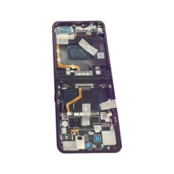 Motorola Razr 60 Ultra, Razr Ultra 2025 előlap keret, lcd kijelző és érintőpanel, piros (gyári)