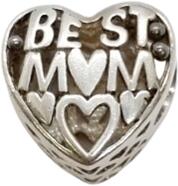 ÉkszerM Ezüst Legjobb Anya Charm Ee 0075