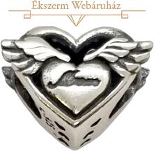 ÉkszerM Ezüst Angyali Szeretet Charm