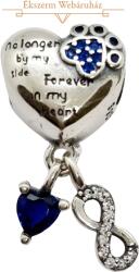 ÉkszerM Ezüst örökre A Szívemben Charm