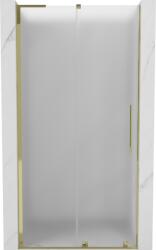 Mexen Velar L, tolózuhanyajtó nyitáshoz 120 cm, 8 mm-es matt üveg, arany fényes, 871-120-003-31-50 (871-120-003-31-50)