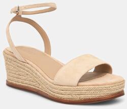 Lauren Ralph Lauren velúr szandál Leona bézs, 802920421010 - bézs Női 41