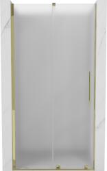 Mexen Velar, tolózuhanyajtó nyitáshoz 120 cm, 8 mm-es matt üveg, arany fényes, 871-120-000-31-50 (871-120-000-31-50)