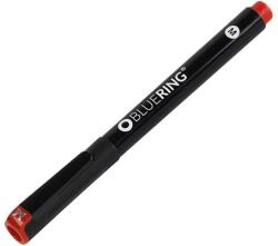 BLUERING Rostirón, tűfilc alkoholos 1mm, OHP Bluering® M piros - mystock