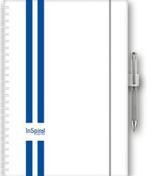Dayliner Naptár, tervező, A5, heti, DAYLINER, InSpiral GT , fehér-kék (DL7AG-ISFA5HE-GTFK)