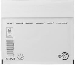 Victoria Légpárnás tasak, 175x200 mm külméret, 165x180 mm belméret, VICTORIA, "CD boríték", fehér (IBIL13) - tonerpiac