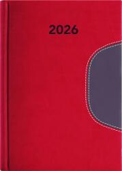 Dayliner Naptár, tervező, A5, napi, DAYLINER Memphis , piros-szürke (DL6AG-MEFA5NA-PS) - kellekanyagonline