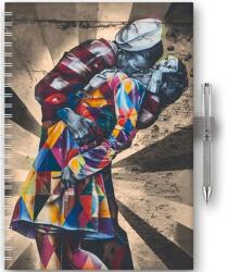 Dayliner Naptár, tervező, A5, heti, DAYLINER, InSpiral , graffiti (DL6AG-ISFA5HE-GR) - kellekanyagonline