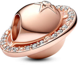 Pandora szaturnusz bolygó rozé charm - 782438C01 (782438C01)
