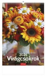 TopTimer Naptár, fali, TOPTIMER Virágcsokrok (27T9400-04A)